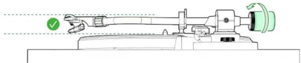 Fluance RT82 - Step Six: Balancing the Tonearm - 5