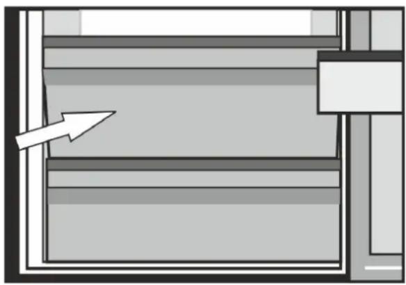 BEKO RCNA406E60WN - Отделение за съхранение на бързо развалящи се храни (ниска температура -2° - + 3°C). - 1