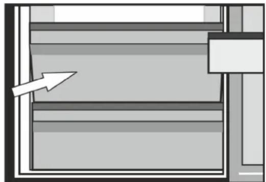 Pure diagram of a mechanical or architectural component with no text, numbers, or symbols visible