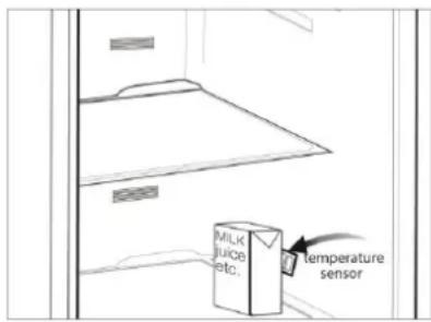 MILK juice etc. temperature sensor