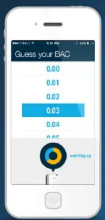 Guess your BAC 0.00 0.01 0.02 0.03 0.04 0.05 warming up