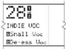 28Ω INDIE VOC Small Voc De-ess Voc
