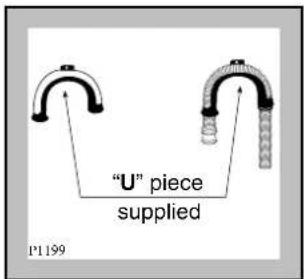 "U" piece supplied P1199