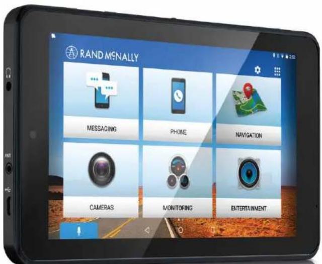 RAND M'NALLY MESSAGING PHONE NAVIGATION CAMERAS MONITORING ENTERTAINMENT