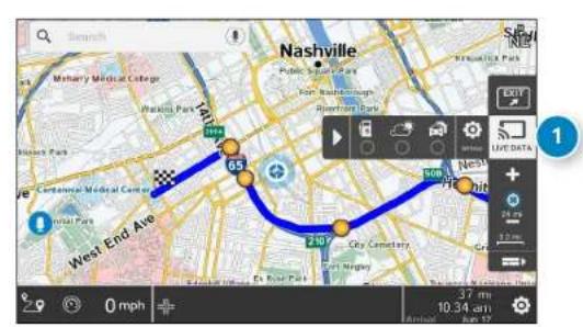 Nashville 65 30Y City Cemetery West End Ave Methany Medical College Pharson Park Riverside Park New Live Data 12 m 37 m 10.34 am 0 mph