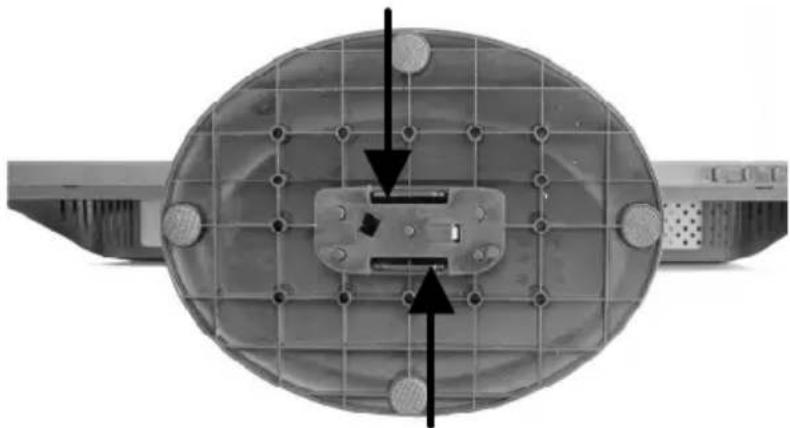 SILVERCREST LCD 24-9 Wide - Desinstalar la plataforma base - 1