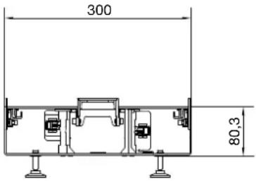 HAGER AKU4000701 - Overview of floor installation systems - cable assignment - 6