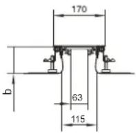 HAGER AKU4000701 - Overview of floor installation systems - cable assignment - 3