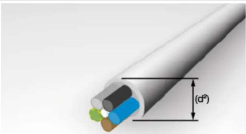 HAGER AKU4000701 - Determining the cable volume - 2