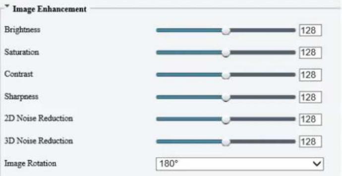 UniView IPC3615SE-ADF28KM-WL-I0 - On the Image page, click Image Enhancement. - 1