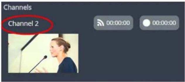 Channels Channel 2 00:00:00 00:00:00