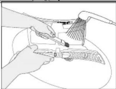 Illustration of hands using pliers to handle a mechanical component.