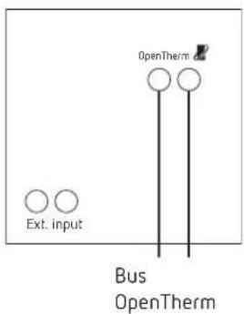 Ext. input OpenTherm Bus OpenTherm