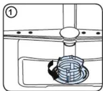 Diagram of a mechanical component with a central hub and internal structure, no visible text or symbols.