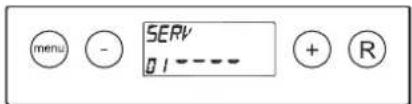 menu - SERV 01 ---- + R