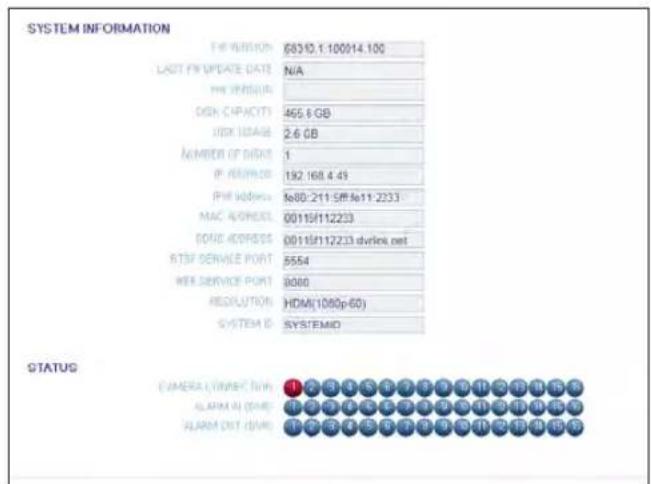 SYSTEM INFORMATION THE VISCUR 68310.1.100014.100 LAST EN UPDATE DATE N/A ITEM VERSION DISH CAPACITY 465.8 GB TYPE IDAGE 2.6 GB NUMBER OF DINES 1 IP NUMBER 192.168.4.49 PHP address 1e80:211.SPF@e11.2233 MAC ACCESS 00115f112233 ADDRESS ADDRESS 00115f112233.dwrlink.net RTSP SERVICE PORT 5554 RISK SERVICE PORT 8000 RESOLUTION HDMI(1080p-60) SYSTEM ID SYSTEMID STATUS CAMERA (VIREC) N/A 1 P B R S E F P P P Q T T Q F T H S ALARM Q (DHE) T P S R F F F F F F F F F F F F F F F F F F F F F F F F F F F F F F F F F F F F F F F F F F F F F F F F F F F F F F F F F F F F F F F F F F F F F F F F F F F F F F F ALARM QTY (DHE) T P S R F F F F F F F F F F F F F F F F F F F F F F F F F F F F F F F F F F F F F F F F F F F F F F F
