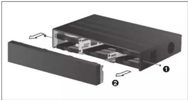 Ganz Digimaster DR-16M55-RA - If installed 5 HDD drives - 1
