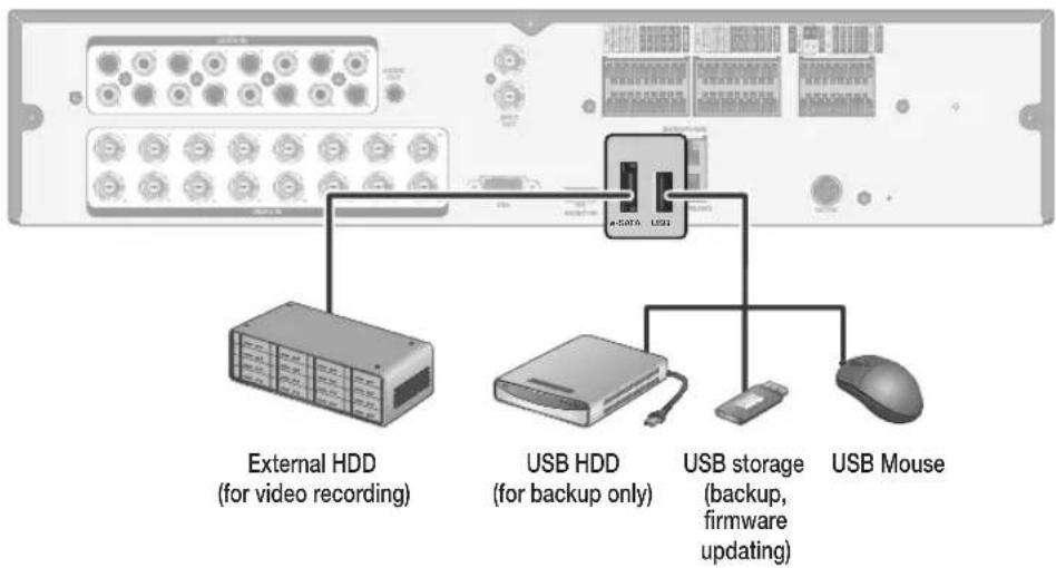 Ganz Digimaster DR-16M55-RA - Storage and Mouse Connection - 1