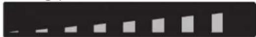 Abstract pattern of white rectangular blocks on a black background (no text or symbols)