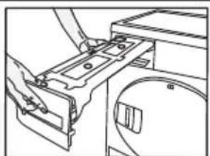 Technical line drawing of a mechanical assembly with no visible text or symbols