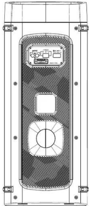 BLUEANT X6 - Get to know your X6 - Back of speaker - 1