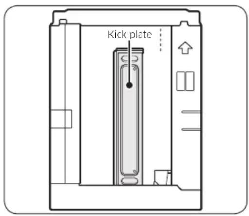 Kick plate