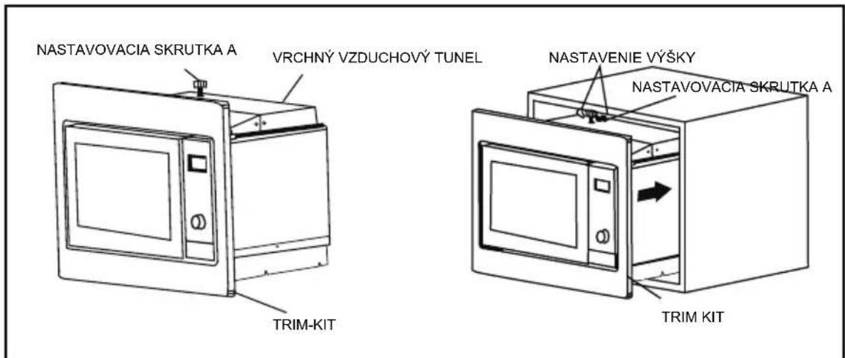 ADJUSTING SCREW A TOP AIR TUNNEL TRIM-KIT HEIGHT ADJUSTMENT ADJUSTING SCREW A TRIM KIT