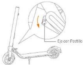 Eje con pestillo