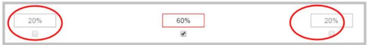 20% 60% 20%