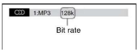 1: MP3 128k Bit rate