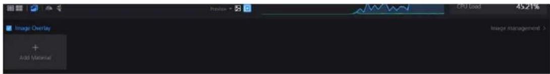 Image Overlay + Add Material EQT Load 45.21% Image management >