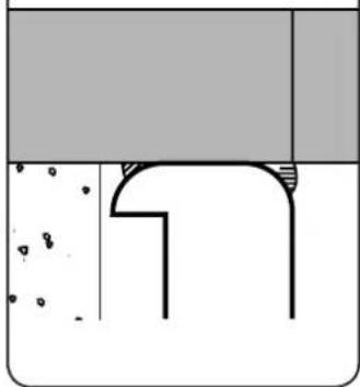 RANGEMASTER Rustiqe CRUB3216WH - Undermount sink cutout - 7