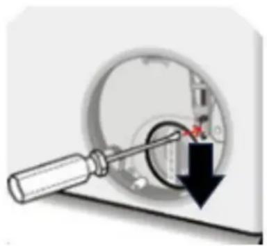 DANBY DWM022D3WDB - EMERGENCY DOOR RELEASE - 1