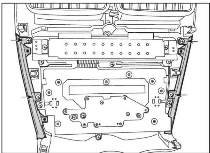 Technical line drawing of a mechanical assembly with no visible text or symbols
