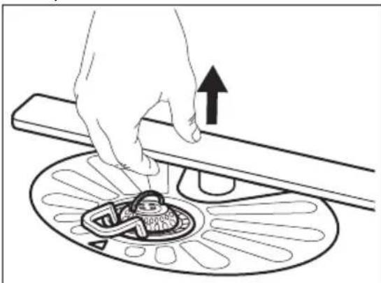 PROGRESS PVX1581 - Cleaning the lower spray arm - 1