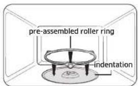 pre-assembled roller ring indentation