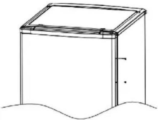 CANDY COT1S45FWH - Install the external door handle (if an external handle is present). - 2