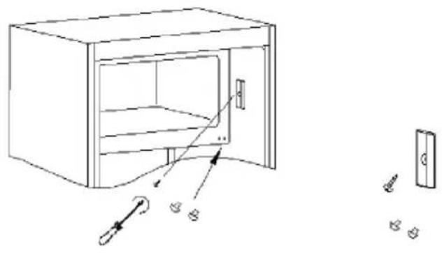 CANDY COT1S45FWH - Αντιστρέφοντας τις εσωτερικές πόρτες - 3