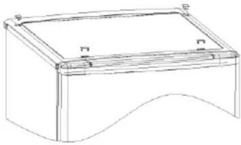 CANDY COT1S45FWH - Reversing the appliance doors - 1