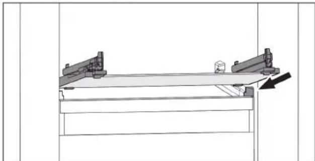 LIEBHERR Rsfe 5020 - Αφαίρεση / τοποθέτηση γυάλινου ραφιού - 2