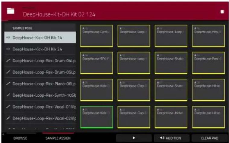 DeepHouse-Kit-DH Kit 02-124 SAMPLE POOL DeepHouse-Kick-DH Kik 14 DeepHouse-Kick-DH Kik 24 DeepHouse-Loop-Rex-Drum-04Lp DeepHouse-Loop-Rex-Drum-05Lp DeepHouse-Loop-Rex-Piano-06Lp DeepHouse-Loop-Rex-Synth-10SLj DeepHouse-Loop-Rex-Vocal-01Vip DeepHouse-Loop-Rex-Vocal-02Vip BROWSE SAMPLE ASSIGN DeepHouse-Cymb- DeepHouse-Loop- DeepHouse-Loop- DeepHouse-Shake- DeepHouse-Perc- DeepHouse-Kick- DeepHouse-Clap- DeepHouse-Snam- DeepHouse-HHaJ DeepHouse-Kick- DeepHouse-Clap- DeepHouse-HHaJ Audiition CLEAR PAD