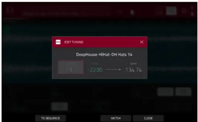 EDIT TUNING DeepHouse-HiHat-DH Hats 14 1 -22.00 134.74 TO SEQUENCE MATCH CLOSE