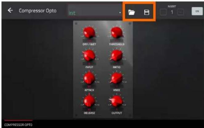 Compressor Opto Init DRY / MET THRESHOLD INPUT BATIO ATTACK KNEE RELEASE OUTPUT COMPRESSOR OPTO