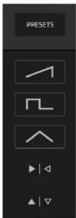 PRESETS ↑ ↓ ▲ | ▼