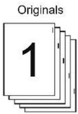 SHARP BP-50C45 - Relation between the originals and the tab paper - 5