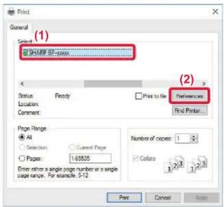 Print General (1) Default print pages: 50000 Status: Location: Comment: Ready Print to file Preferences Print Printer... Page Range: All Selections Current Page Pages: 1-65535 Enter either a single page number or a single page range. For example, 5-12 Number of copies: 1 Colored: 1 2 3 1 2 3 Print C…