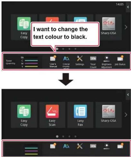 I want to change the text colour to black.