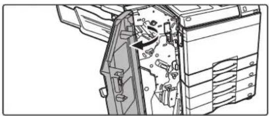 Technical line drawing of a mechanical assembly with internal components and no visible text or symbols