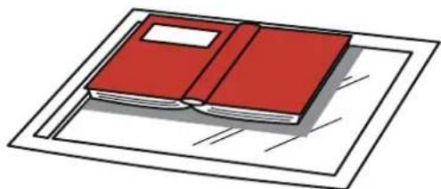 Illustration of two red books placed on a flat surface, no text or symbols present.