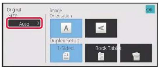 Original Size Auto Image Orientation Duplex Setup 1-Sided Book Tablet